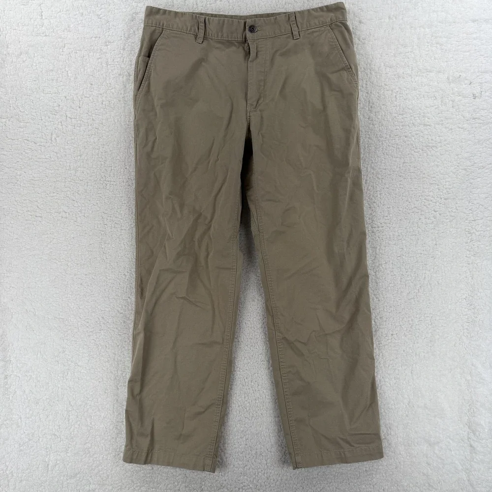 The North Face Pants Mens 38x30 Beige Chino Straight Leg Cotton Blend Renewed‎
